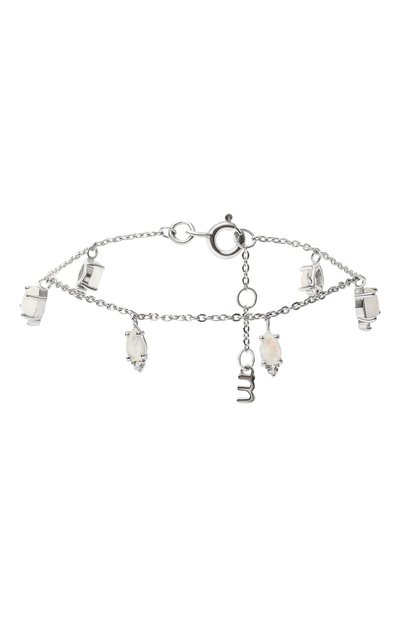 Женский браслет-цепочка water с лунными камнями MOONKA, арт. wt-br-mns