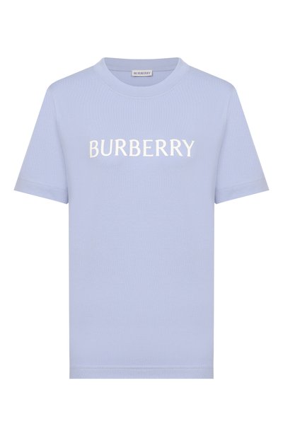 Женская хлопковая футболка BURBERRY, арт. 8127260