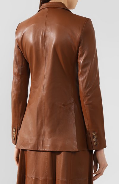 Кожаный жакет POLO RALPH LAUREN, арт. 211791324, фото 4