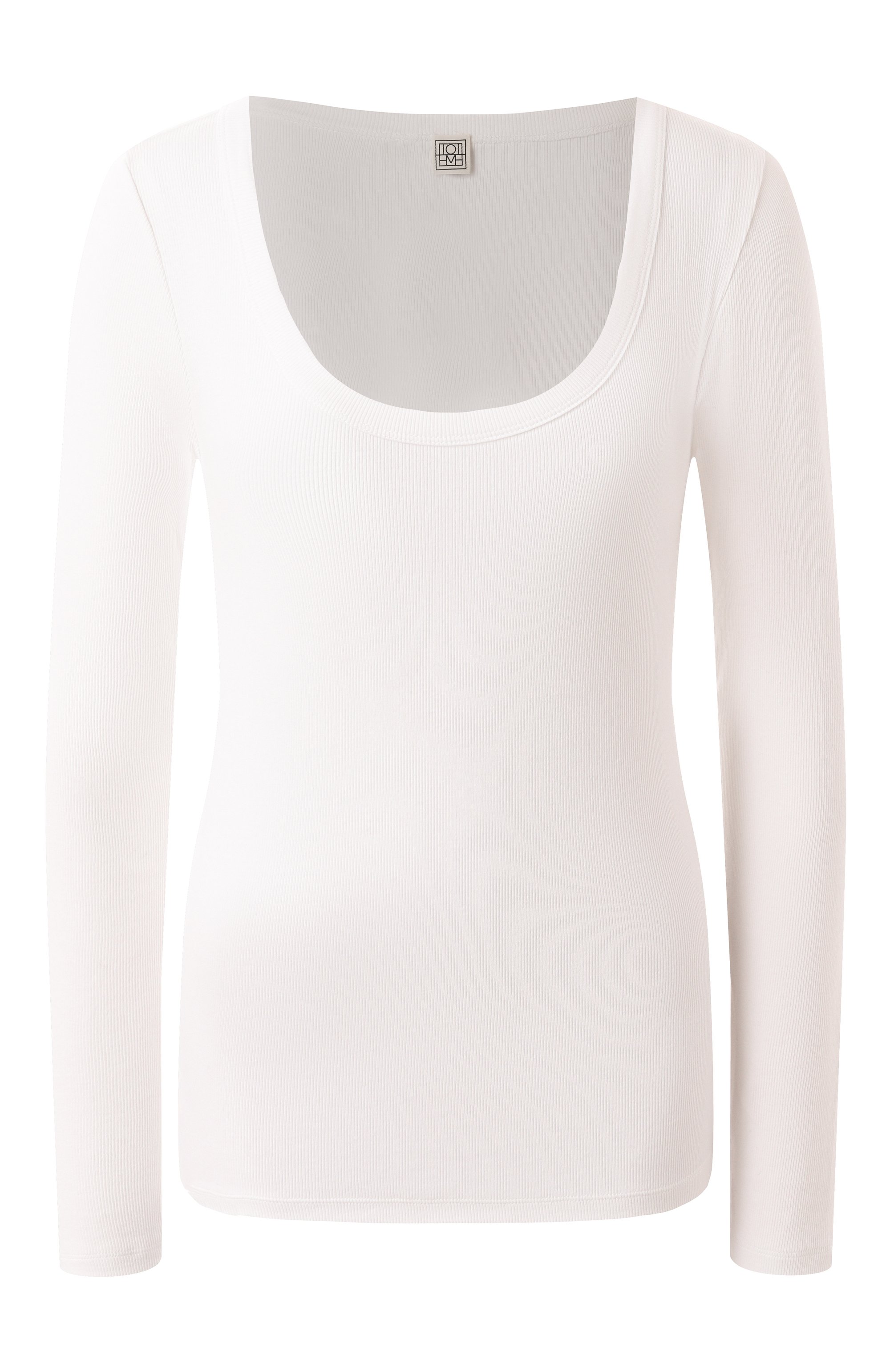 Хлопковый лонгслив TOTEME, арт. 241-WRT1060-FB0094/047, фото 1