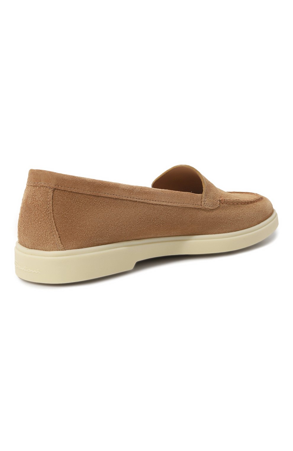 Замшевые лоферы SANTONI, арт. WUYA58856TISNSW9, фото 5