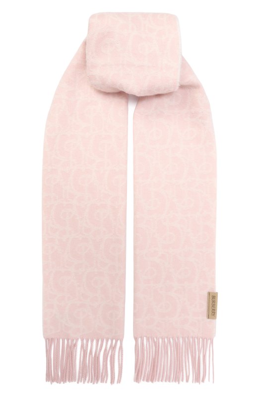 Кашемировый шарф Burberry 8117691 Розовый 8117691
