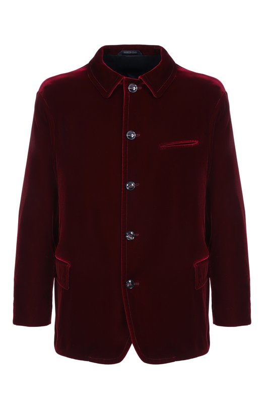 Бархатный пиджак Giorgio Armani GM002546/TE10046 Бордовый GM002546/TE10046