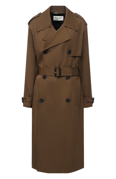 Женский тренч из вискозы SAINT LAURENT, арт. 648571/Y3C14