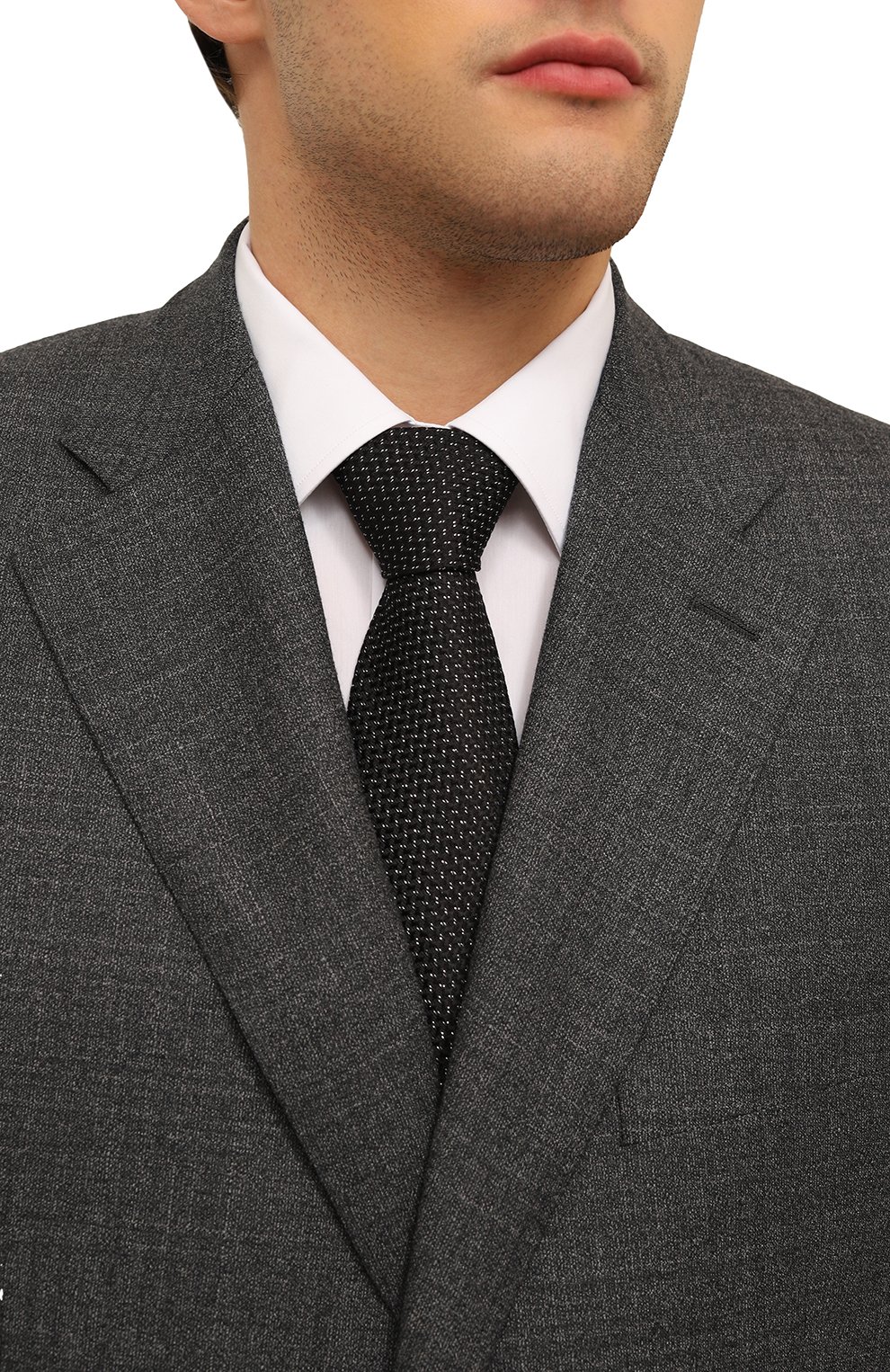 Галстук из шерсти и шелка STEFANO RICCI, арт. CCX/54001C, фото 2