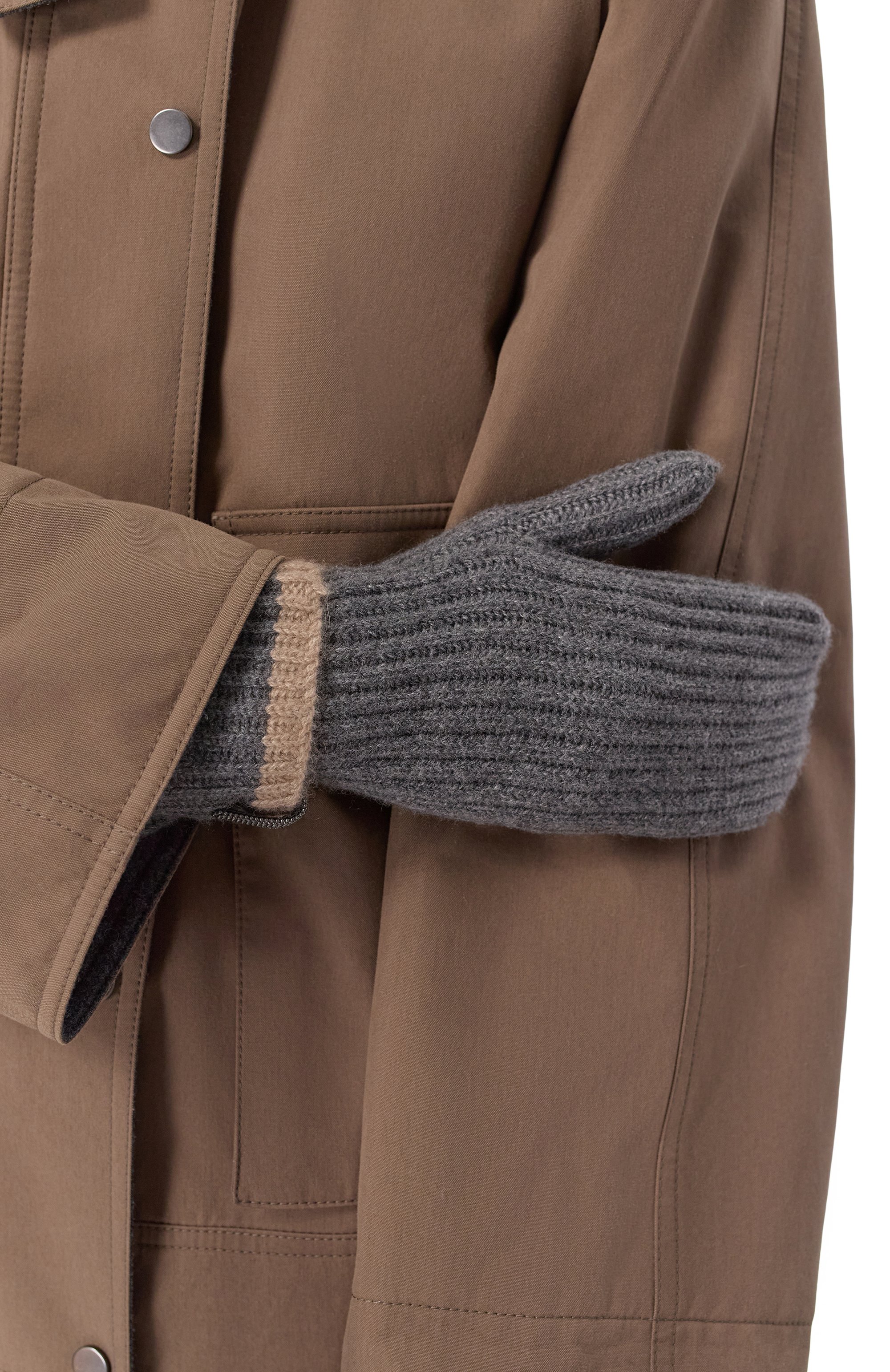 Кашемировые варежки BRUNELLO CUCINELLI, арт. M12504999, фото 2