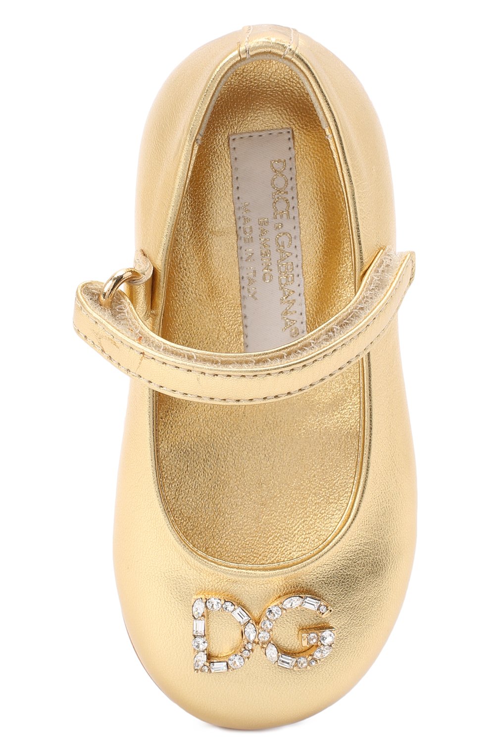 Кожаные балетки DOLCE & GABBANA, арт. D20057/A6C66, фото 4