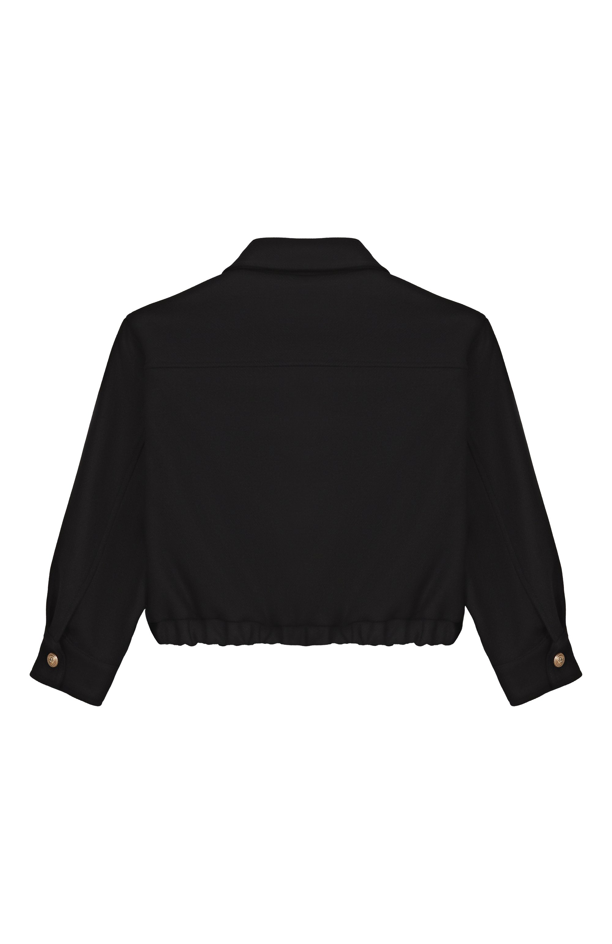 Шерстяная куртка BALMAIN черного цвета по цене 85100 руб., арт. BX2A87, фото 2 Шерстяная куртка BALMAIN, арт. BX2A87, фото 2