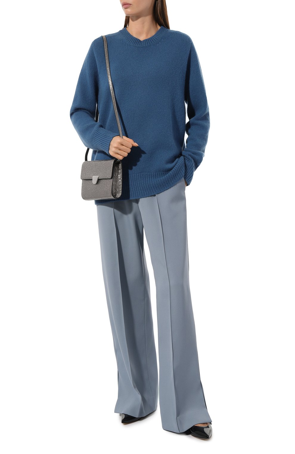 Сумка ever COCCINELLE серебряного цвета по цене 24800 руб., арт. E5 P9R 55 01 01, фото 7 Сумка ever COCCINELLE, арт. E5 P9R 55 01 01, фото 7