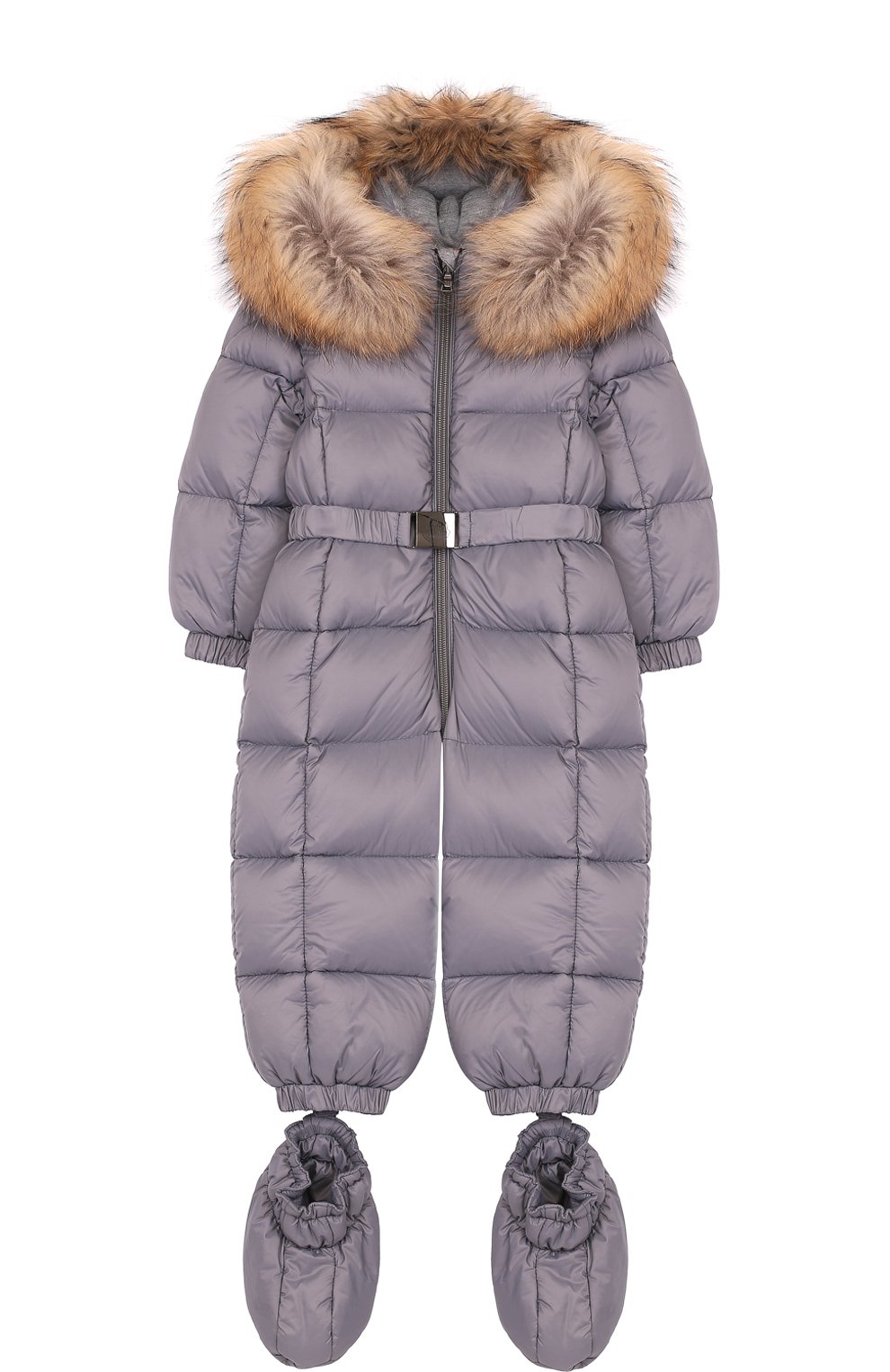 Комплект из пухового комбинезона и пинеток MONCLER ENFANT, арт. D2-951-14355-25-53079/3M-18M, фото 1