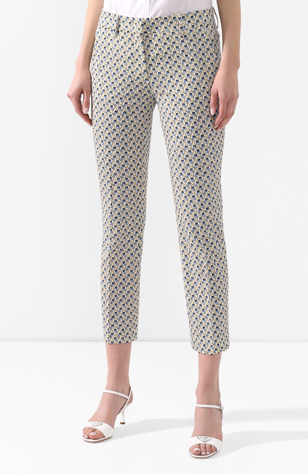 Шерстяные брюки PRADA, арт. P2469-1V8E-F0304, фото 3