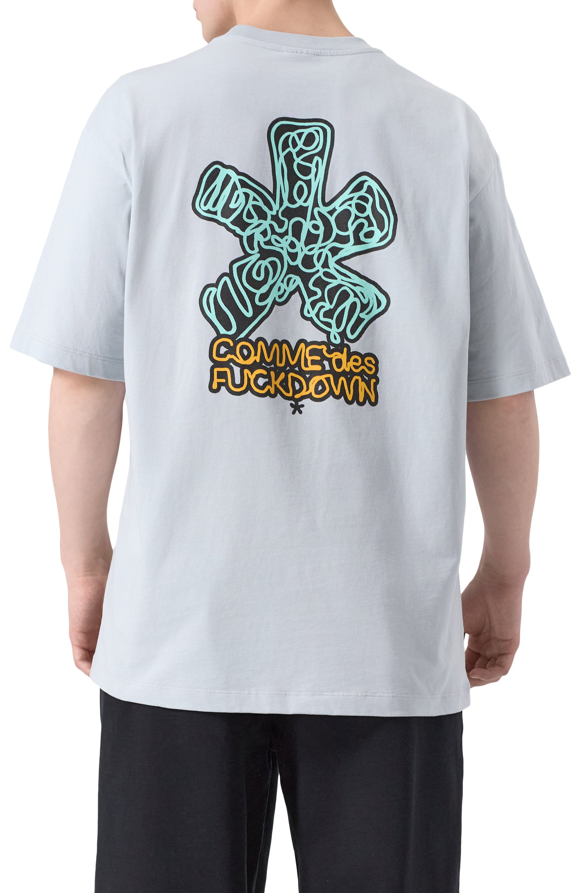 Хлопковая футболка COMME DES FUCKDOWN, арт. CFABM01591, фото 4
