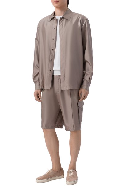 Мужская шелковая куртка-рубашка MVST, арт. M26.2PM.B007/F020