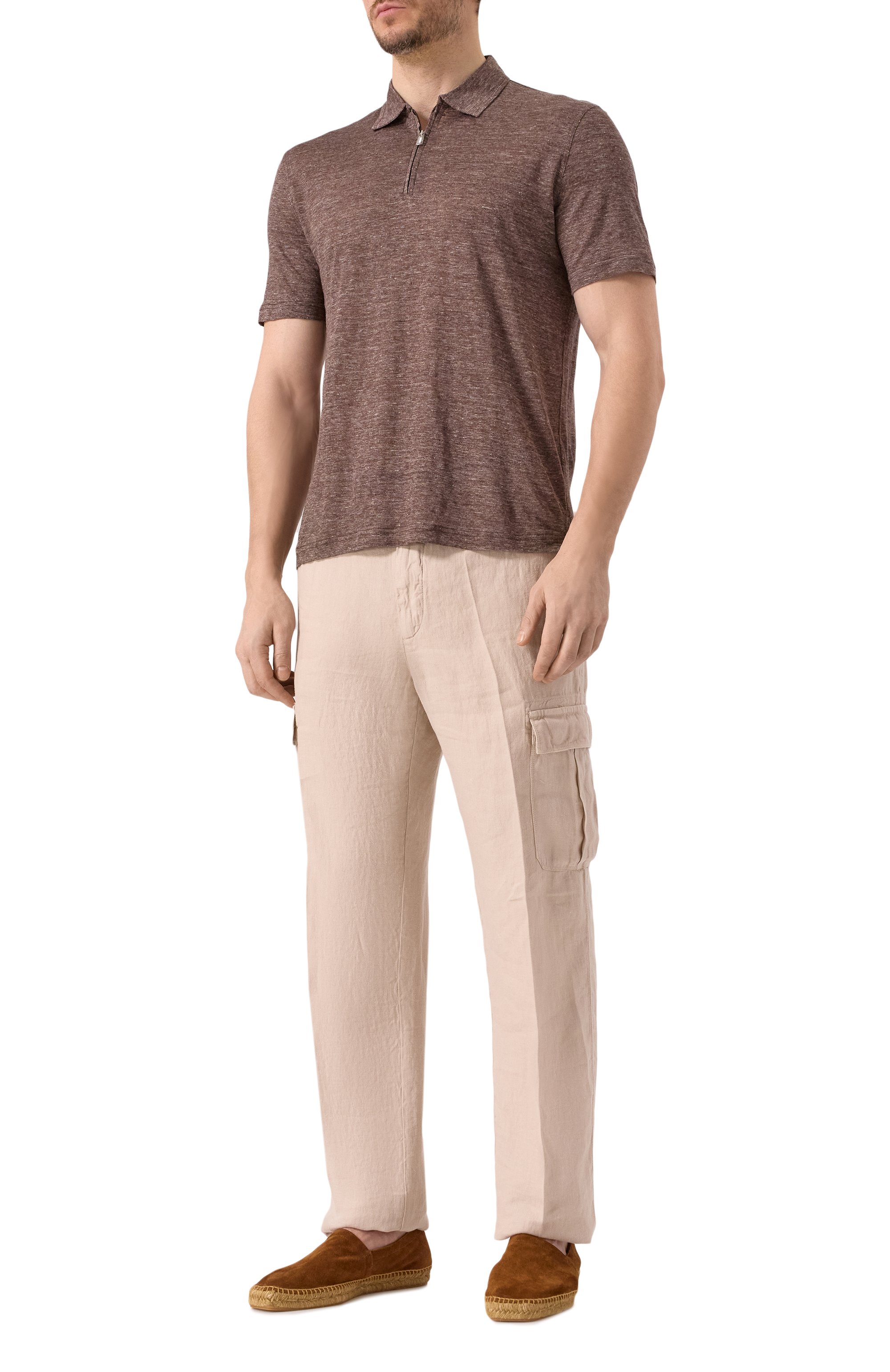 Льняное поло FEDELI, арт. 8UE00242, фото 2