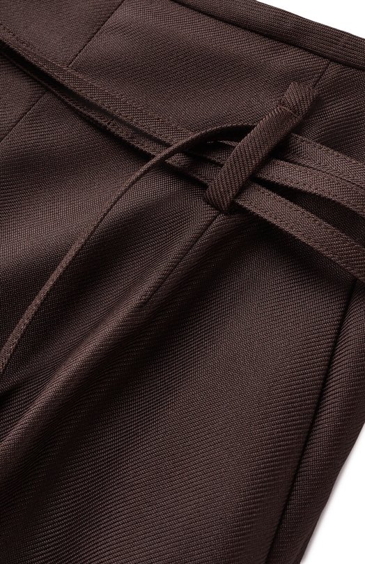 Шелковые брюки MVST M25.1PW.T004/ZEGNA Коричневый  M25.1PW.T004/ZEGNA Фото 5