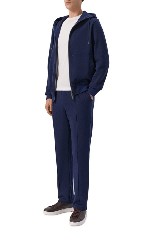 Хлопковая толстовка Capobianco 20M406.MG00. Синий  20M406.MG00. Фото 2