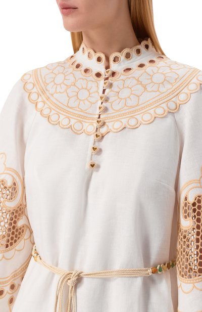 Льняное платье ZIMMERMANN, арт. 5767DRS262, фото 4