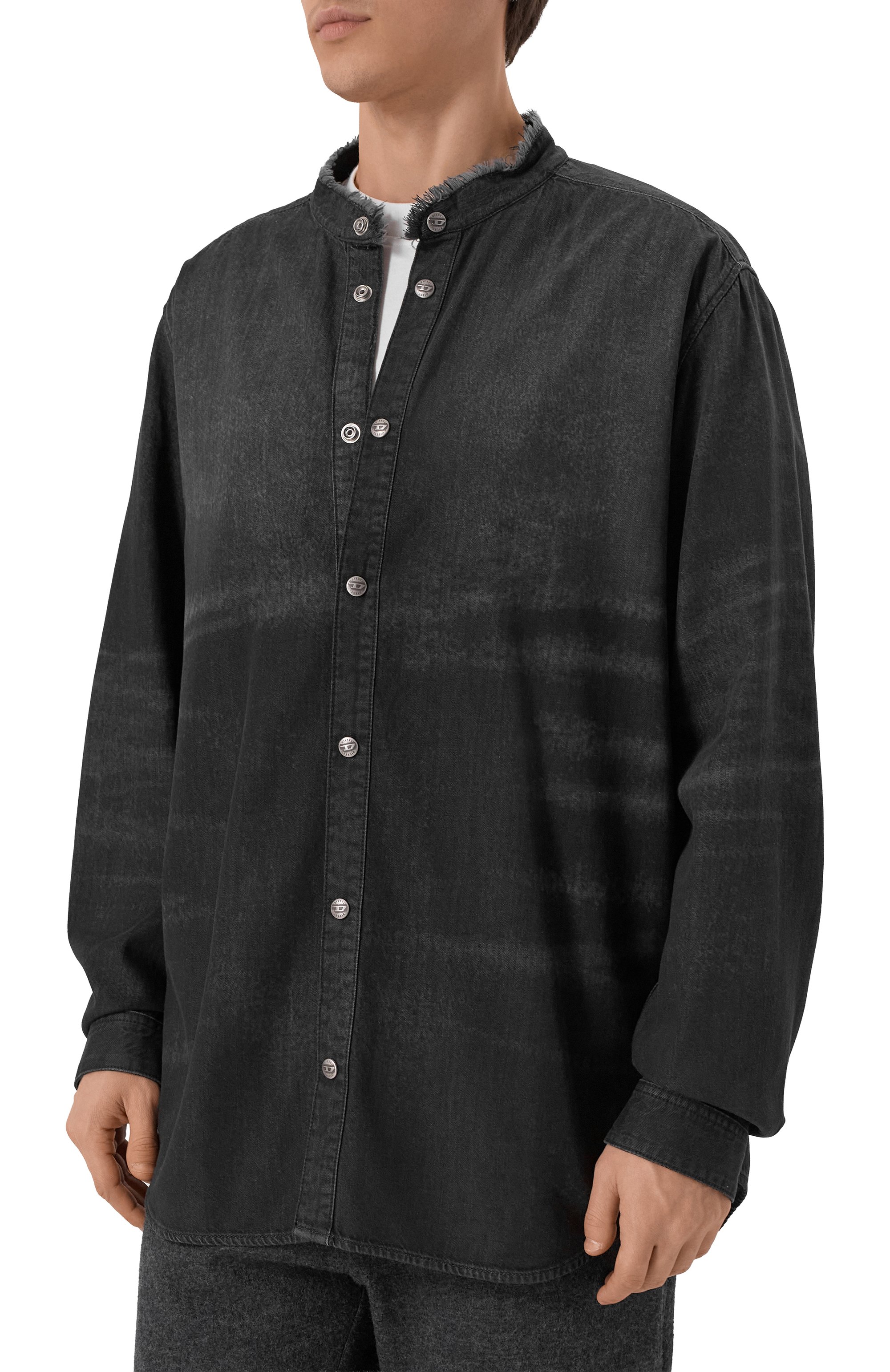 Рубашка из хлопка и лиоцелла DIESEL, арт. A21472/068VG, фото 3