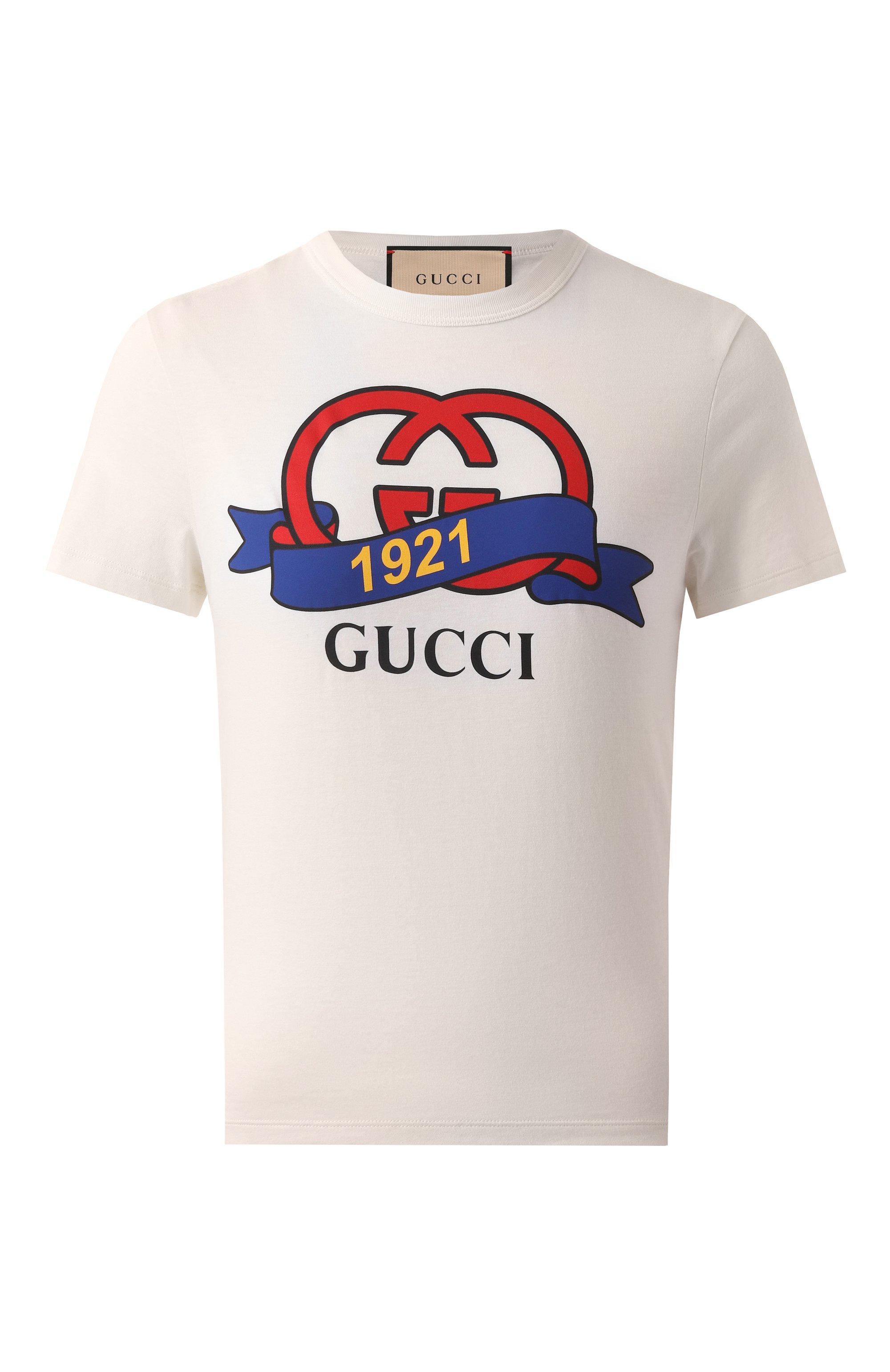 Хлопковая футболка GUCCI, арт. 748287/XJFND, фото 1