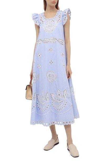 Хлопковое платье REDVALENTINO, арт. VR0VA17Q/5T4, фото 2