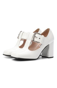 Кожаные туфли MIU MIU, арт. 5I242D-3AQF-F0009, фото 1