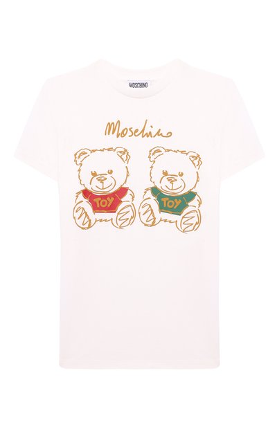Хлопковая футболка MOSCHINO, арт. HWM04K/LAA01/10-14