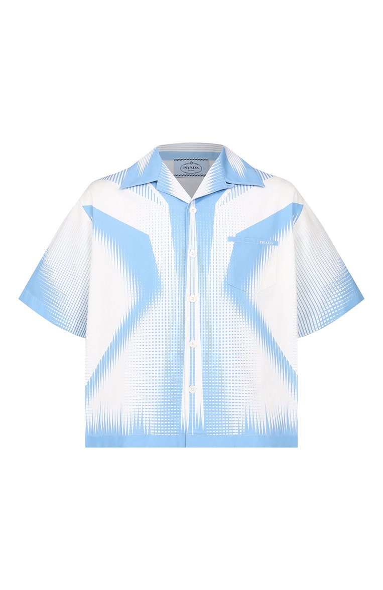 Хлопковая рубашка PRADA, арт. UCS318-1YN2-F0UB3-S-211, фото 1