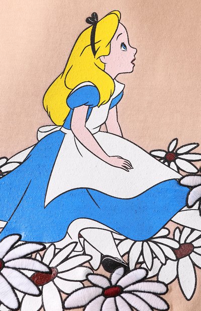 Хлопковая футболка MIU MIU, арт. MJN195-1WHU-F0075, фото 5