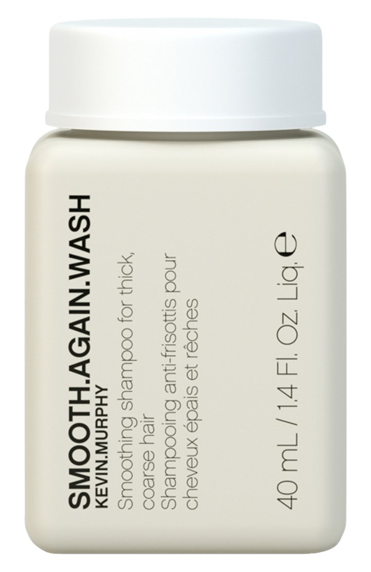 Разглаживающий шампунь smooth.again.wash (40ml) KEVIN MURPHY бесцветного цвета, арт. KMU367 | Фото 1 (Назначение: Для волос; Тип продукта: Шампуни; Нос: Не проставлено; Косметика кросс-кт: Уход У; Региональные огр�аничения белый список (Axapta Mercury): Не проставлено)