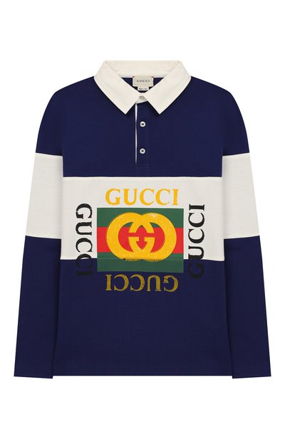 Хлопковое поло GUCCI, арт. 573935/XJAAM, фото 1