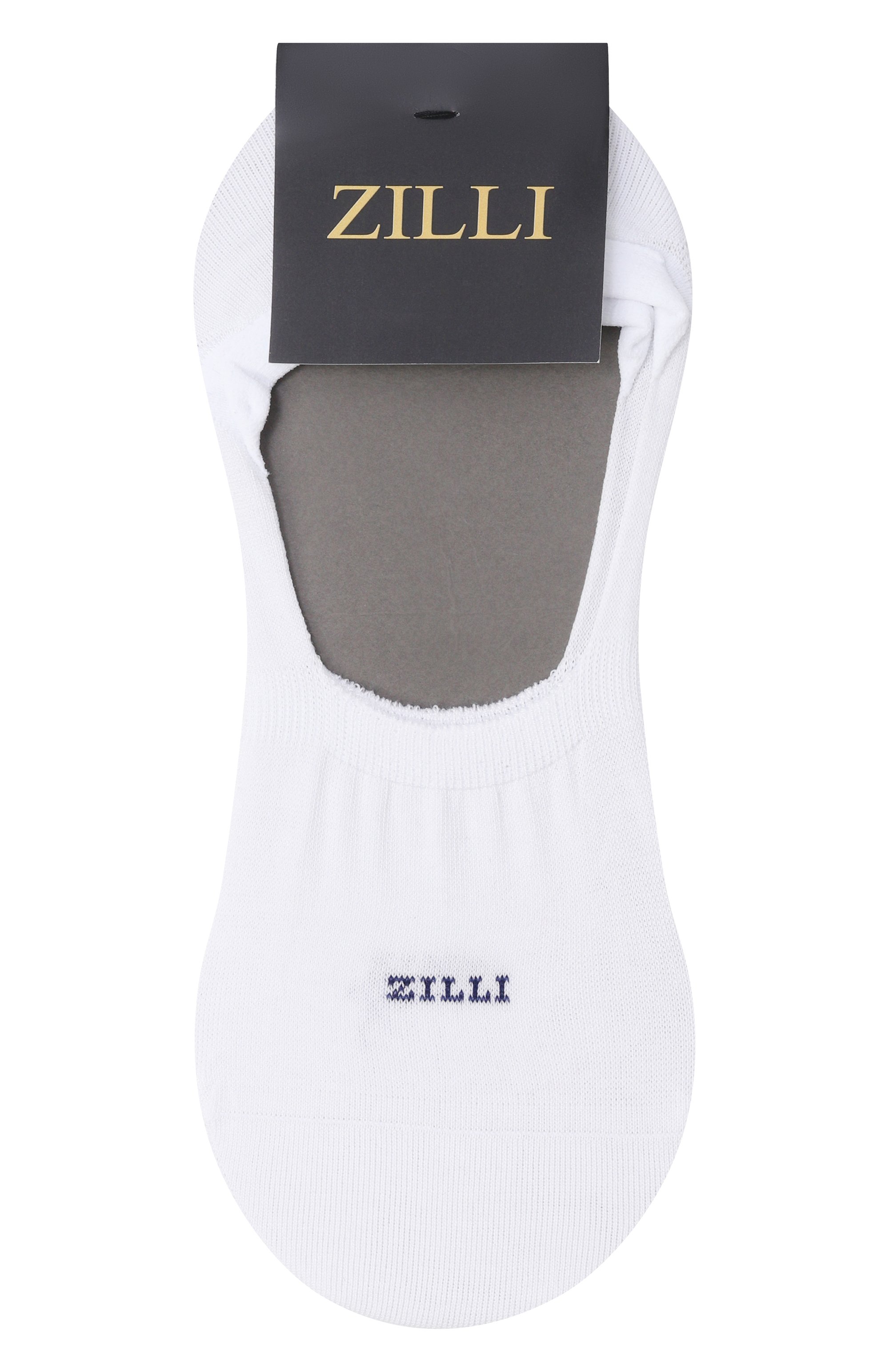 Хлопковые подследники ZILLI белого цвета по цене 5150 руб., арт. SC0005M0100VZL000, фото 1 Хлопковые подследники ZILLI, арт. SC0005M0100VZL000, фото 1