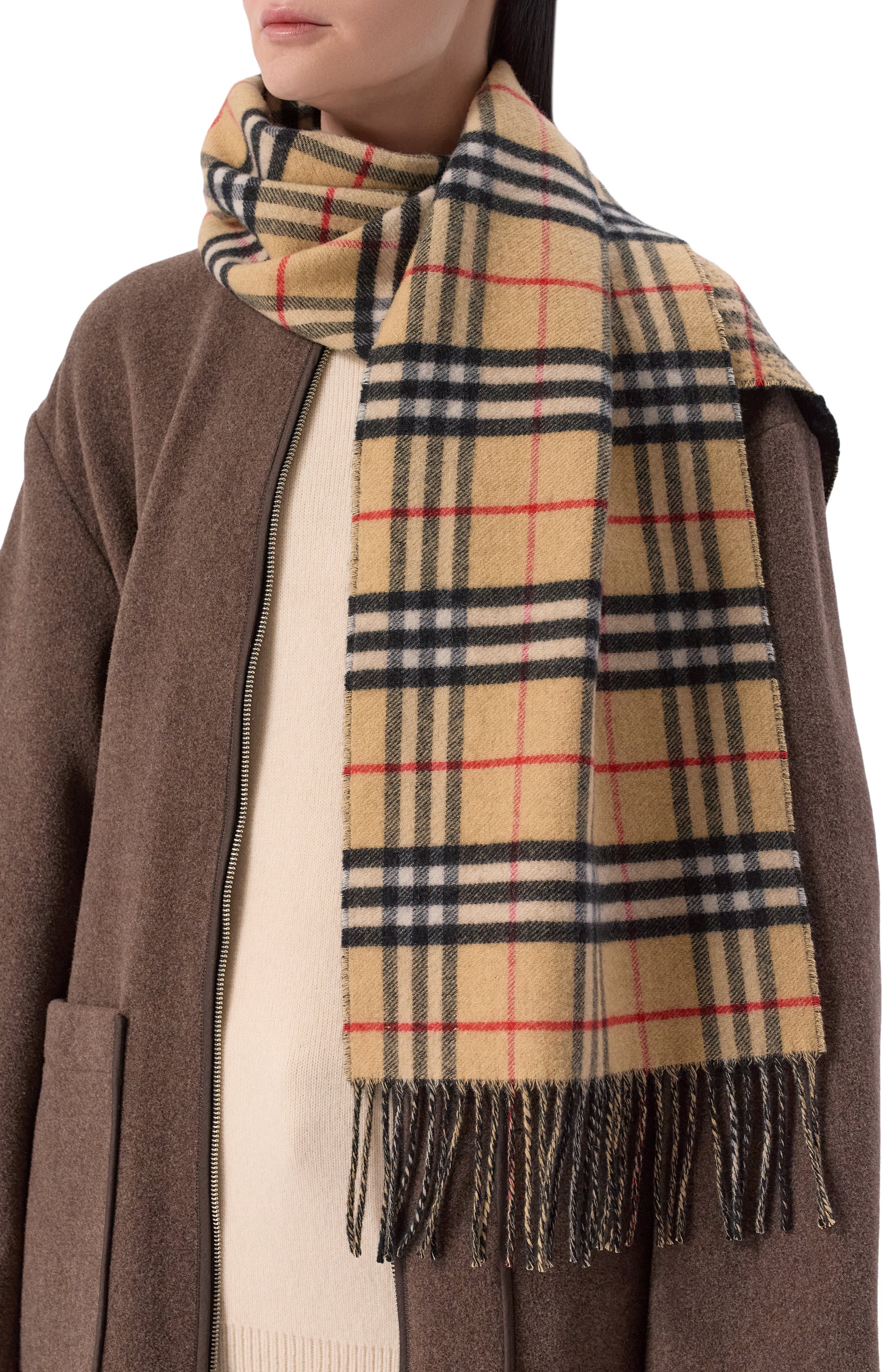 Кашемировый шарф BURBERRY, арт. 8117686, фото 2