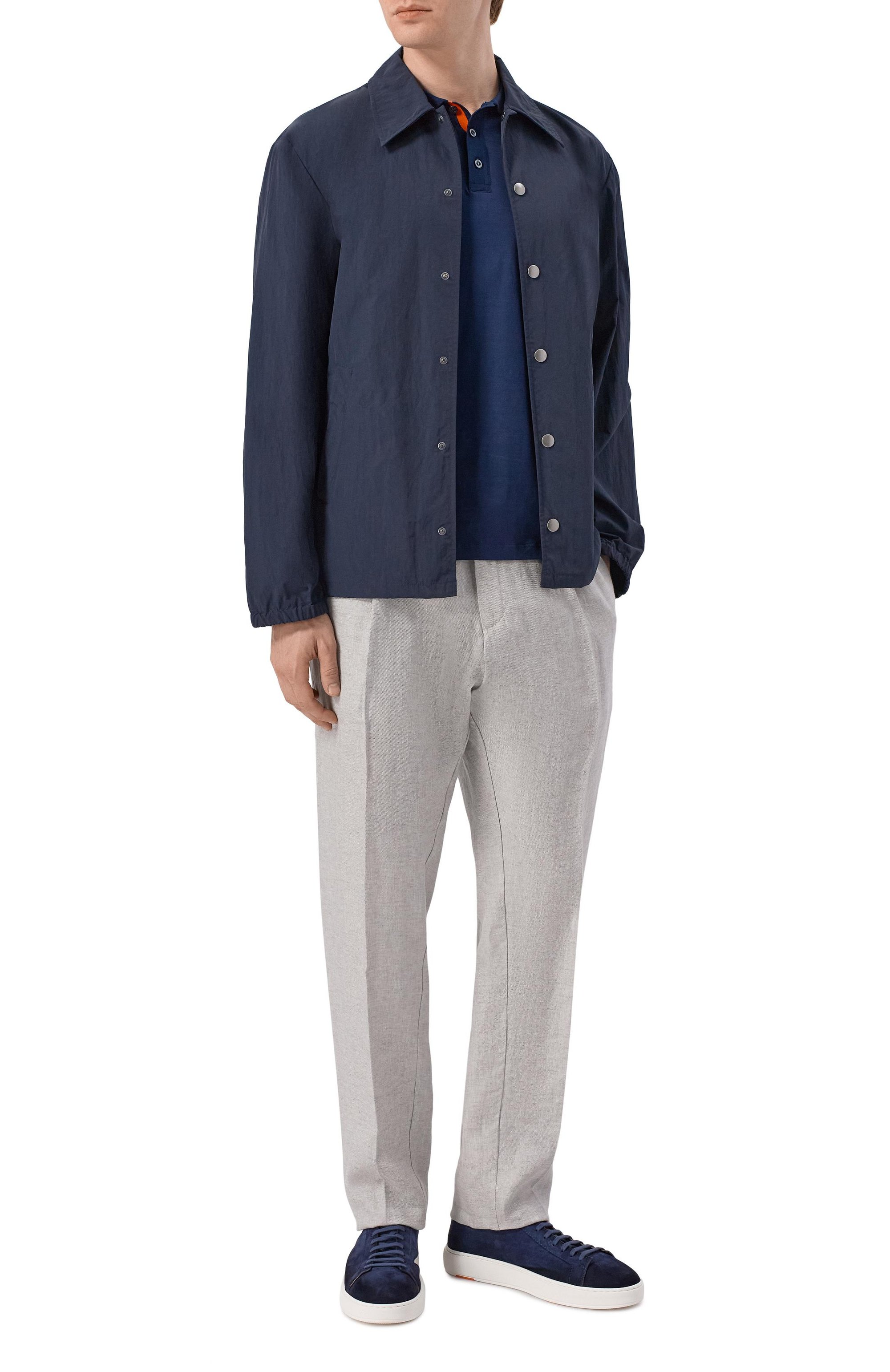 Льняные брюки PAUL&SHARK, арт. 26414057, фото 2