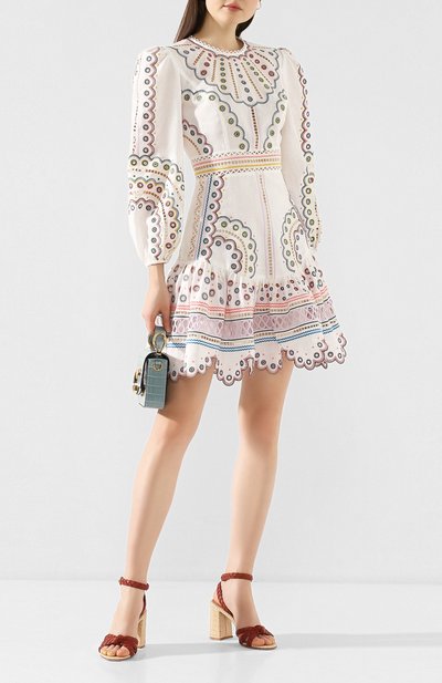 Платье из смеси льна и хлопка ZIMMERMANN, ар т. 7282DPEG, фото 2