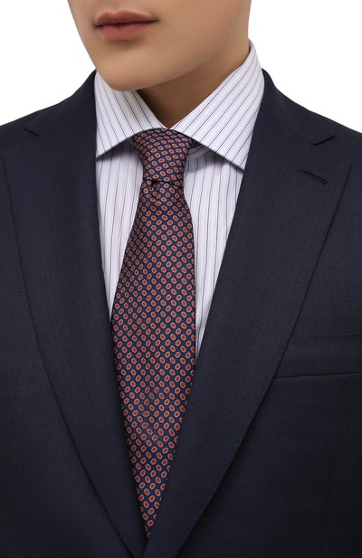 Шелковы й галстук CORNELIANI, арт. 88U302-1820327/00, фото 2