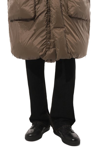 Кожаные кеды sneak-air SANTONI, арт. MBSG22015NERPESS, фото 3