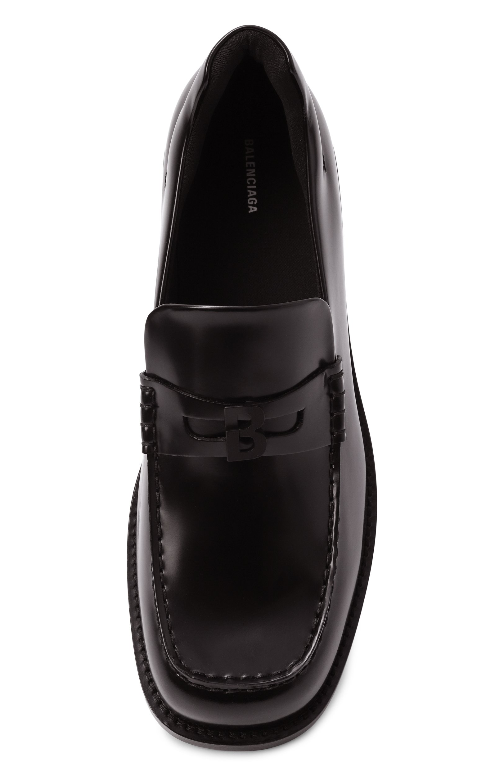 Кожаные лоферы comfy BALENCIAGA, арт. 876324/WBEC1, фото 5