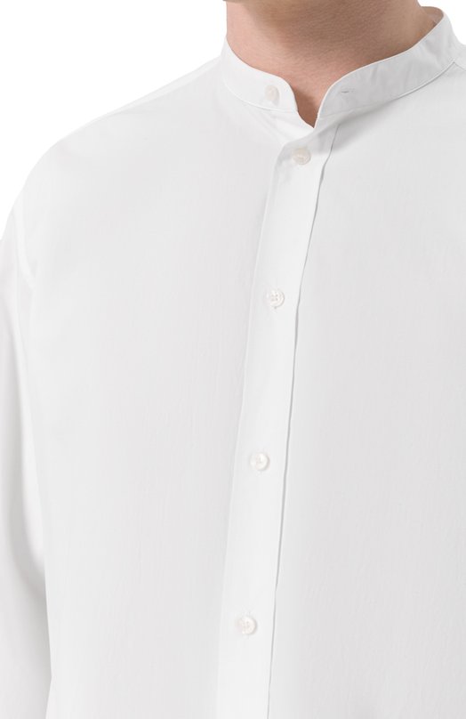 Хлопковая рубашка Dolce & Gabbana G5HR1T/FU5T9 Белый  G5HR1T/FU5T9 Фото 5