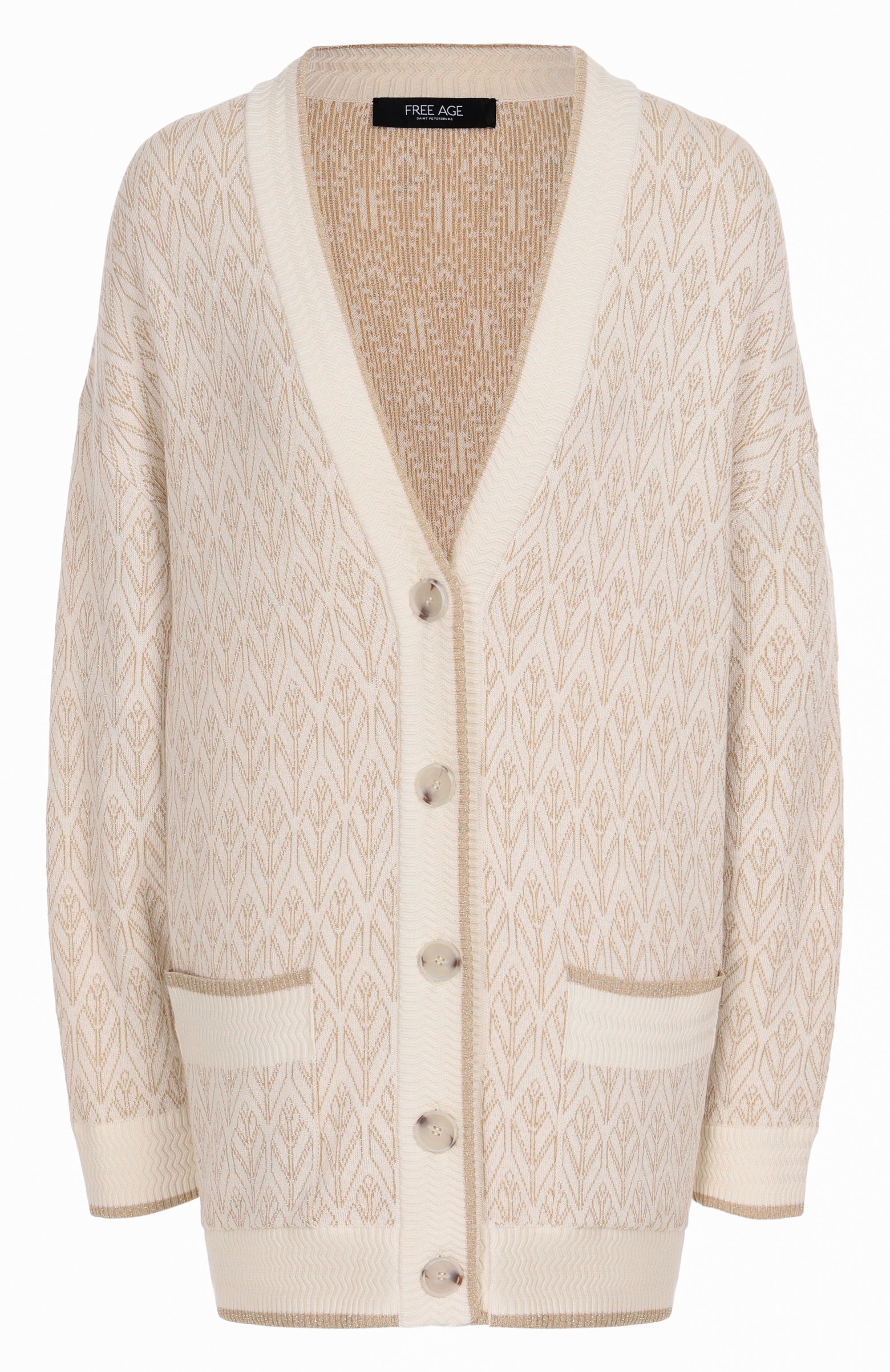Кардиган из шелка и кашемира FREEAGE, арт. W26.CR106M.6039.101, фото 1