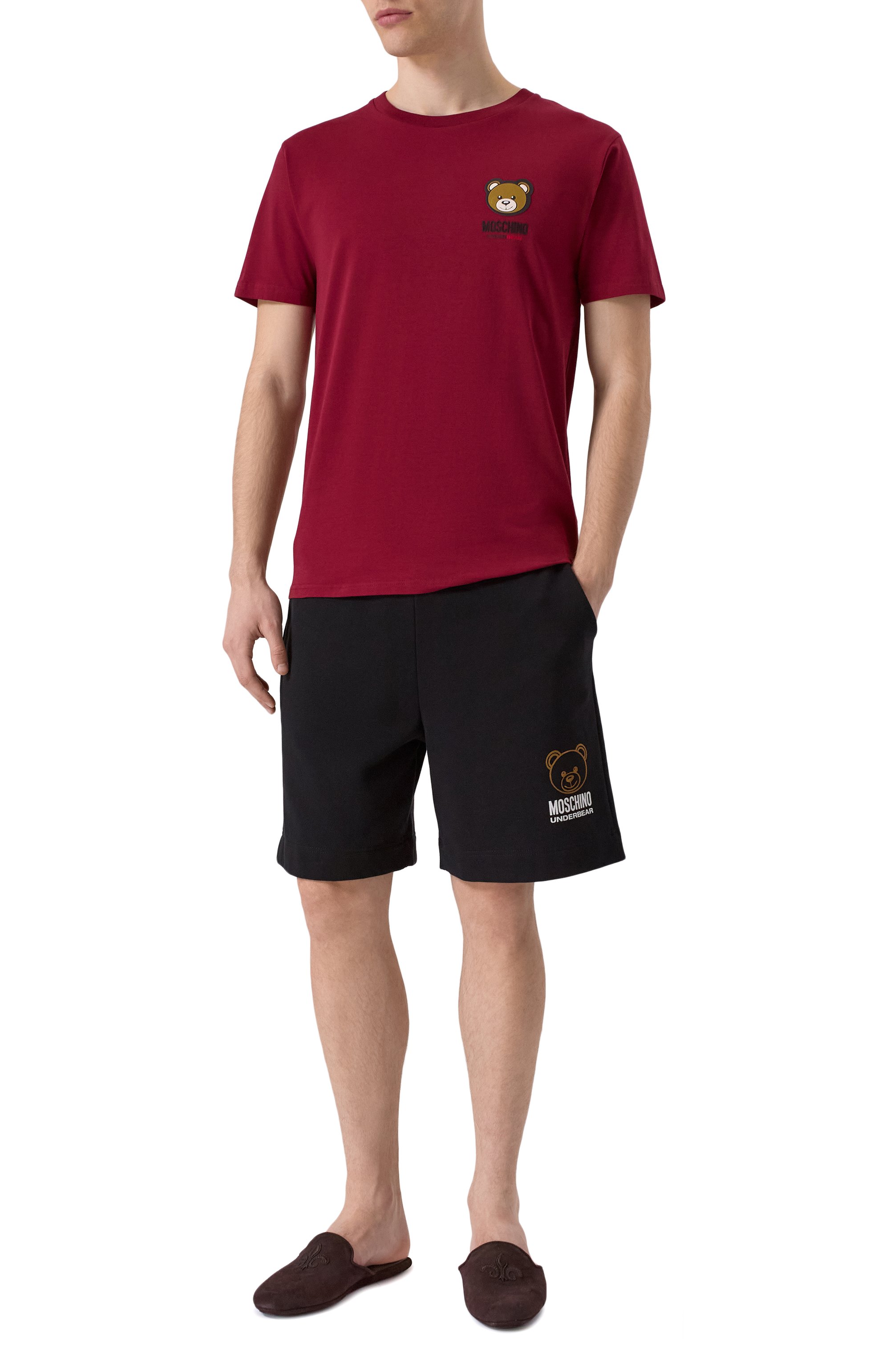 Хлопковая футболка MOSCHINO, арт. A0788/4410, фото 2