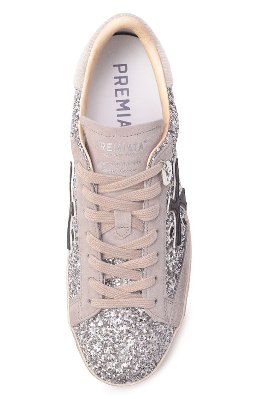 Комбинированные кеды Steven-D Premiata STEVEND/VAR 8060 Серебряный  STEVEND/VAR 8060 Фото 6