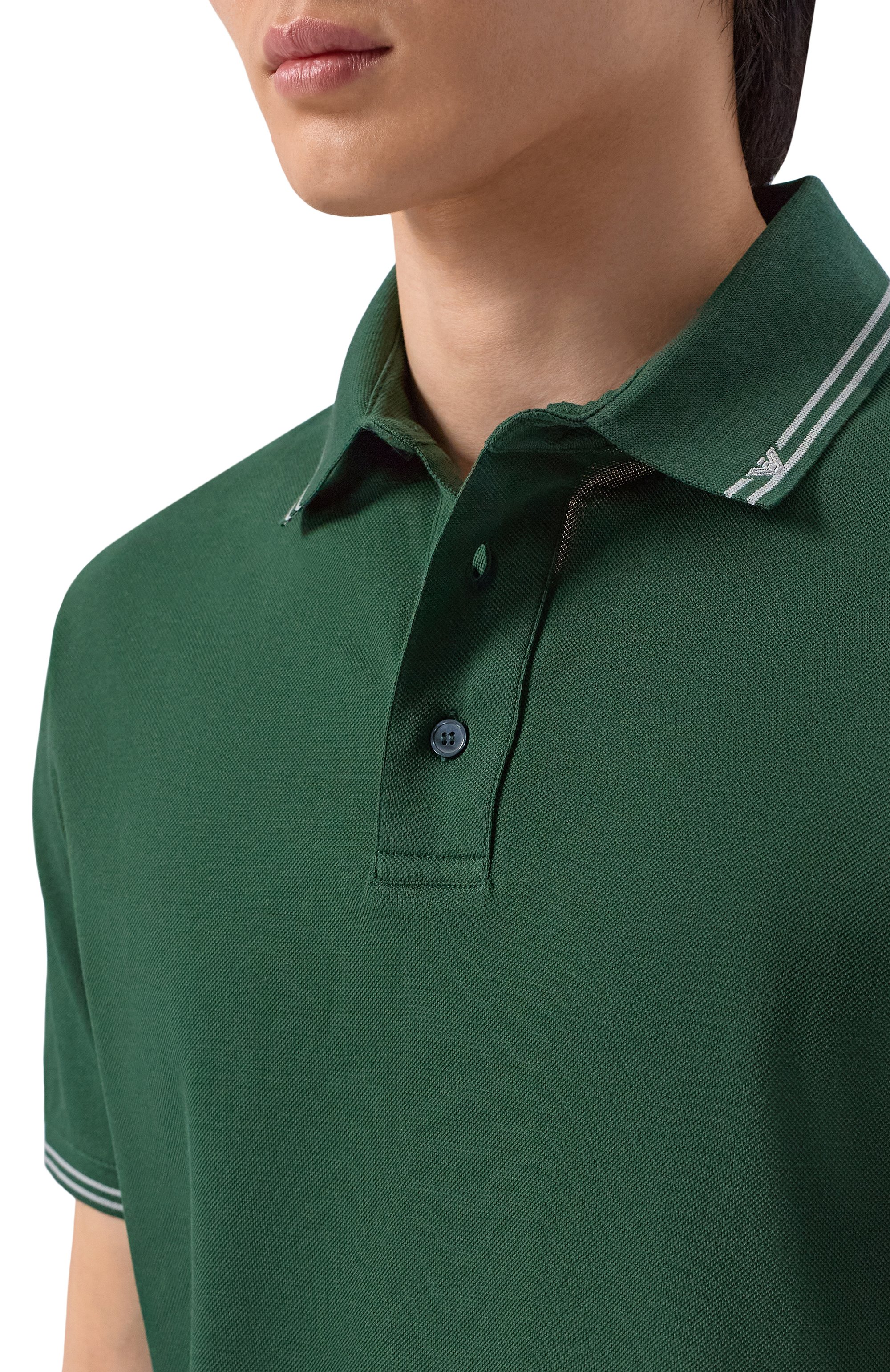 Хлопковое поло EMPORIO ARMANI, арт. EM005842/AF12955, фото 5