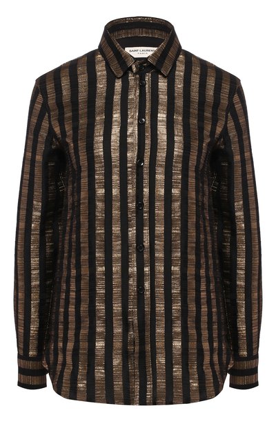 Женская шелковая рубашка SAINT LAURENT, арт. 395733/Y004V