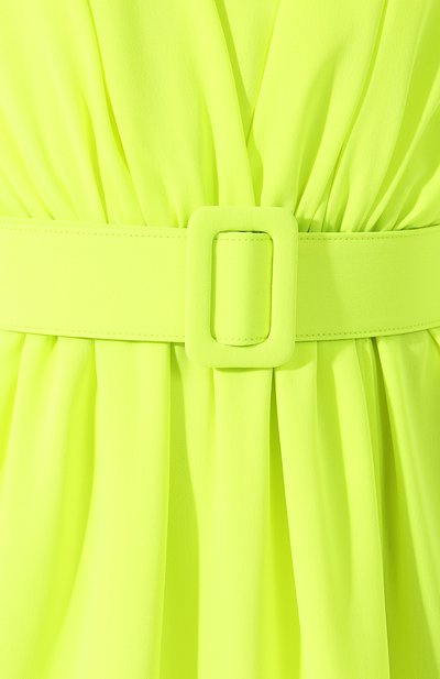 Платье с поясом OFF-WHITE желтого цвета по цене 97000 руб., арт. 0WDB134S19D570486210, фото 5 Платье с поясом OFF-WHITE, арт. 0WDB134S19D570486210, фото 5