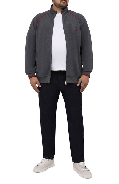 Хлопковая толстовка BRUNELLO CUCINELLI, арт. M0T359276W, фото 2