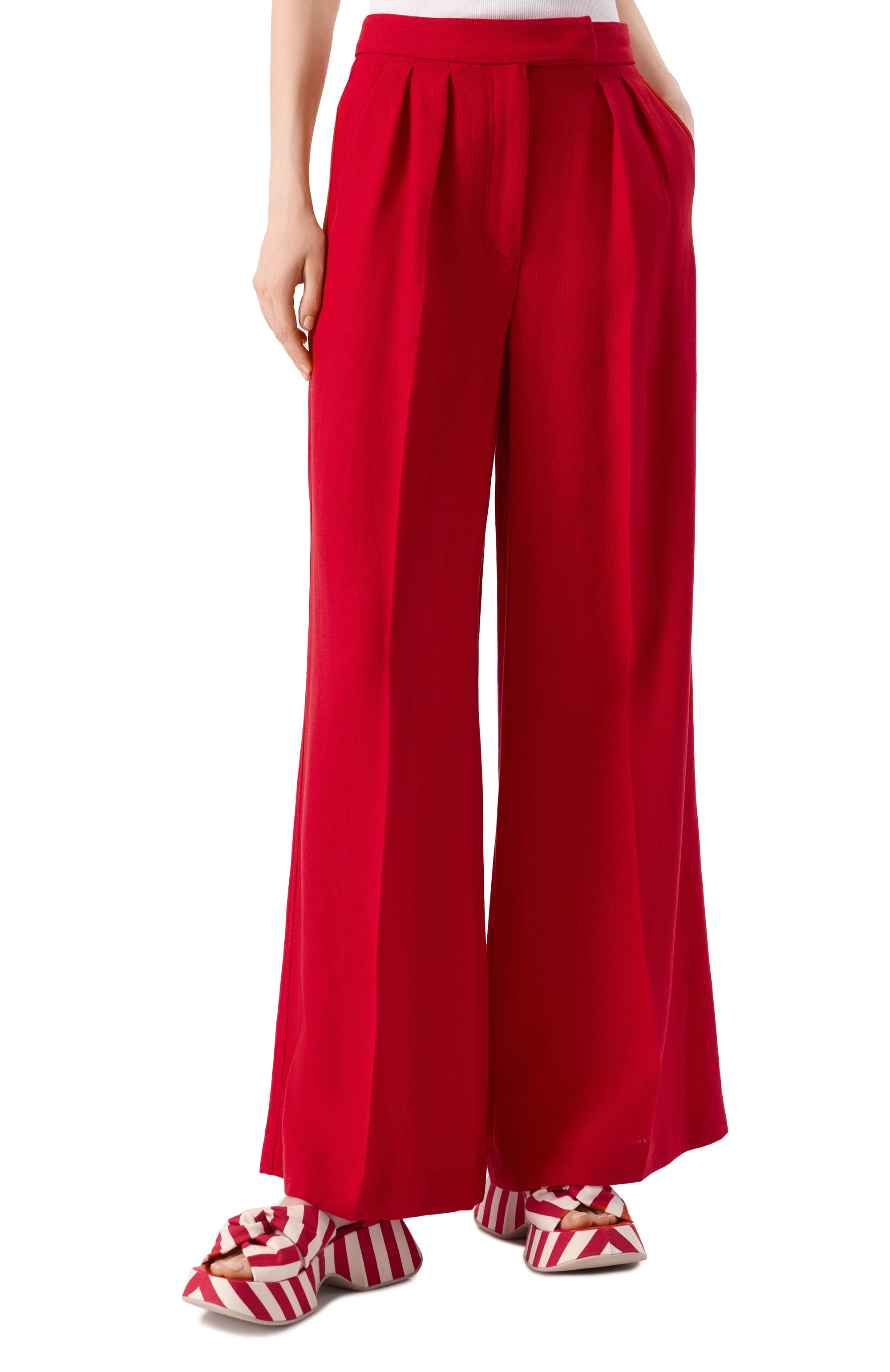 Льняные брюки LORENA ANTONIAZZI, арт. P2543PA28A/4768, фото 3