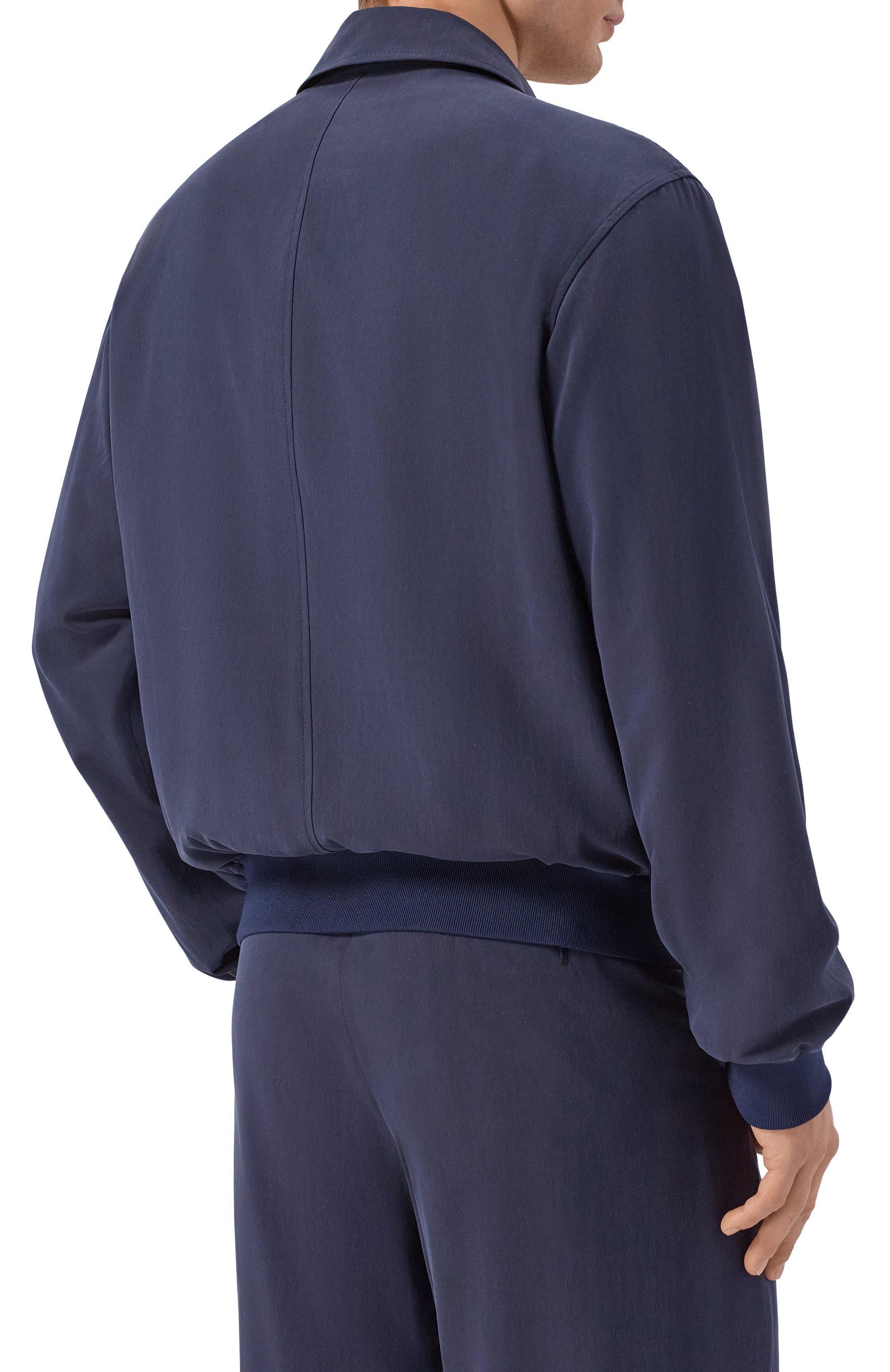 Бомбер из шелка и льна GIORGIO ARMANI, арт. GM003361/TE20664, фото 4