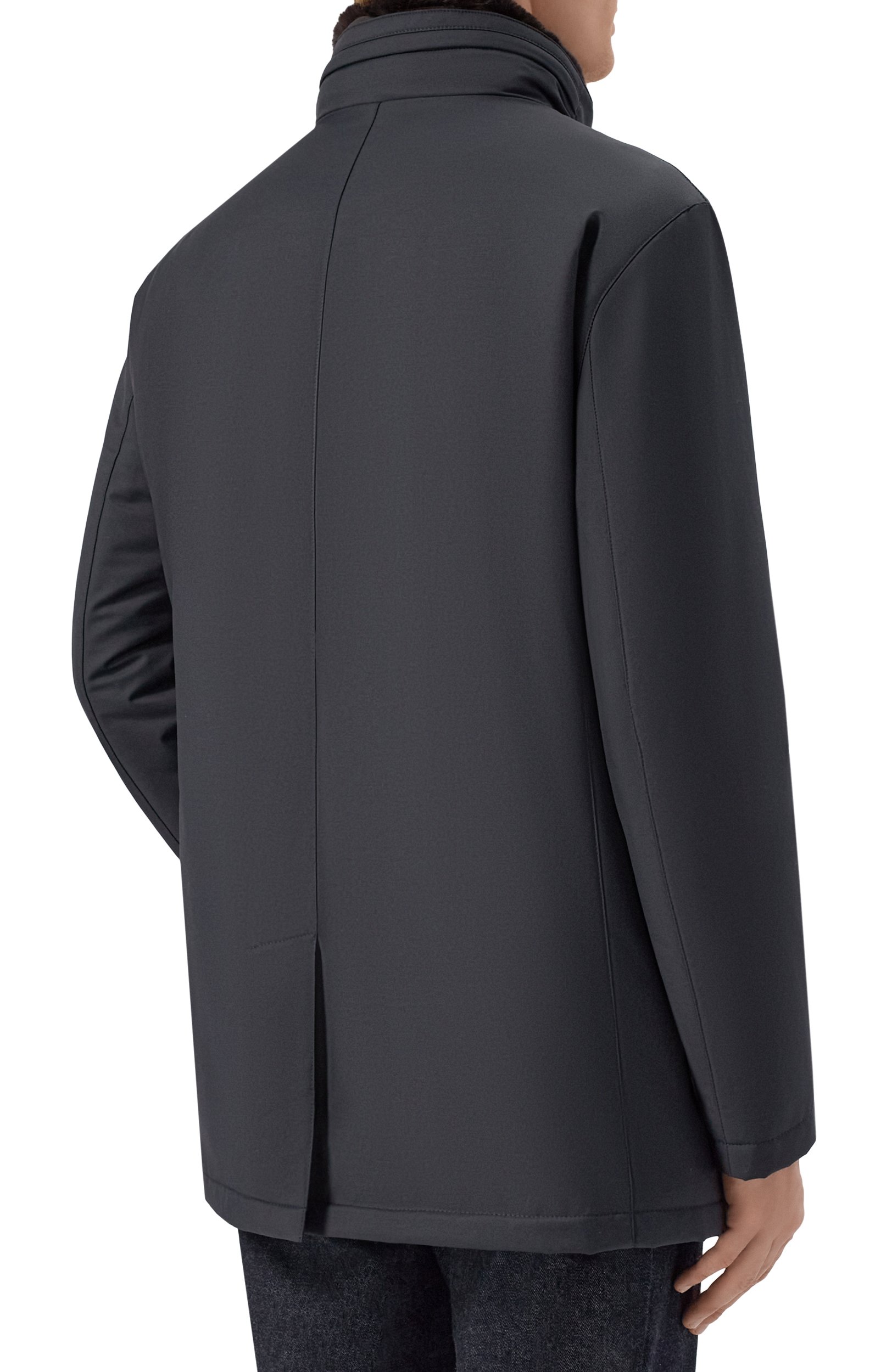 Куртка с воротником из бобра MVST, арт. M26.CFM.J403.1/F270, фото 4