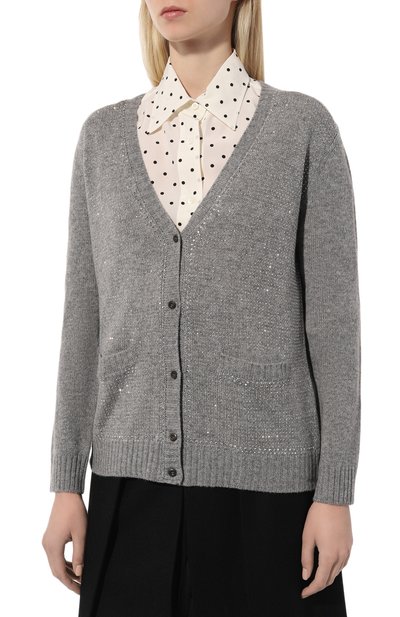 Кашемировый кардиган PRADA, арт. P25I68-10D6-F0031-221, фото 3