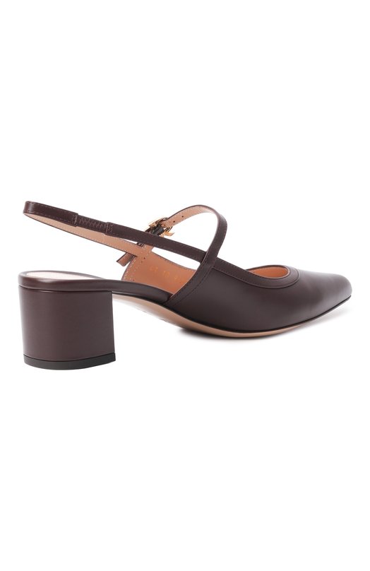 Кожаные туфли Allette 45 Gianvito Rossi G95575.45RIC.VITB0UR Бордовый  G95575.45RIC.VITB0UR Фото 5